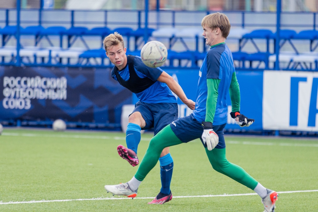 Тренировка «Зенита»-м перед матчем с ЦСКА