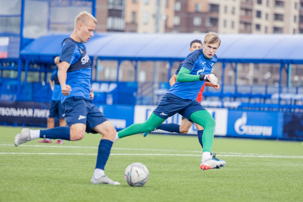 Тренировка «Зенита»-м перед матчем с ЦСКА