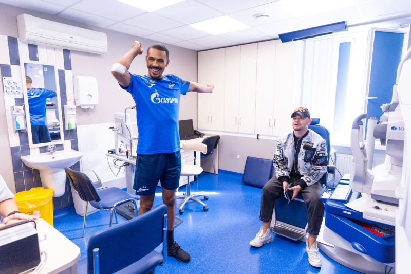 Медосмотр новичка основного состава «Зенита» Вильсона Изидора