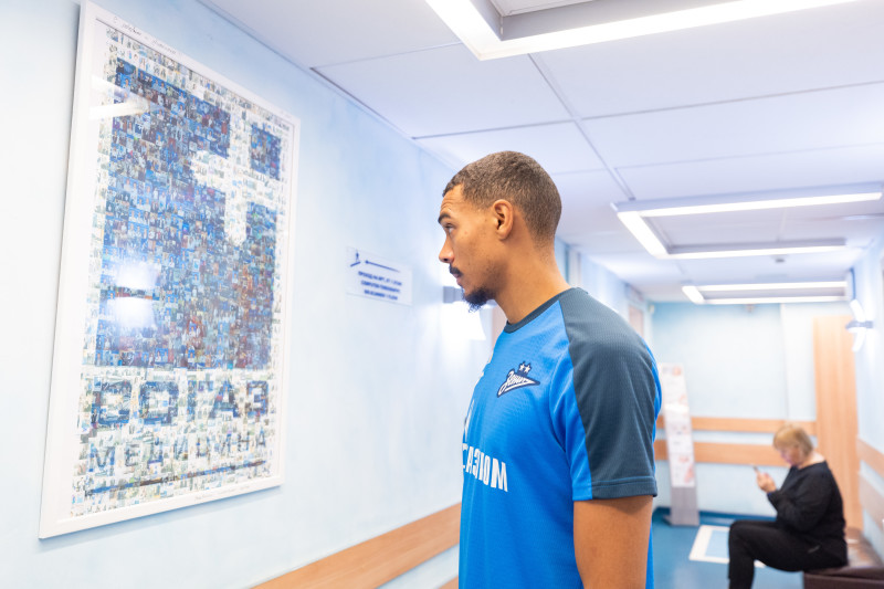 Медосмотр новичка основного состава «Зенита» Вильсона Изидора