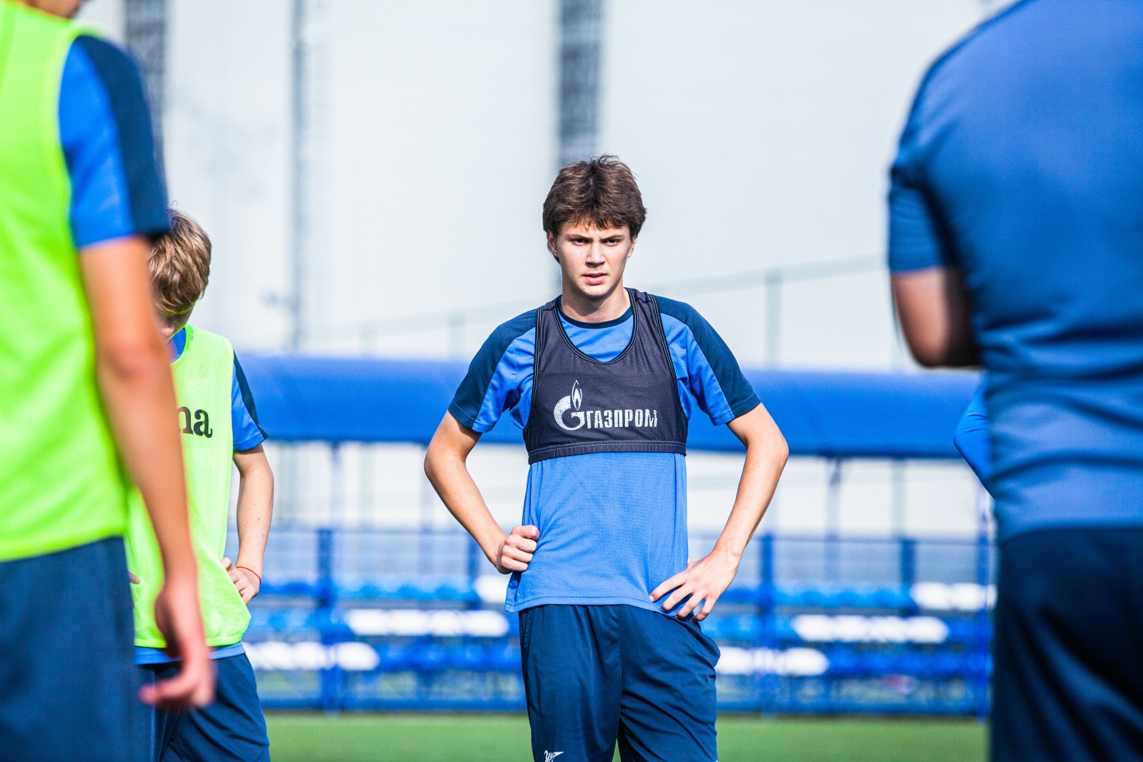 Совместная тренировка команд «Газпром»-Академии ФК «Зенит» 2006 и 2007 годов рождения