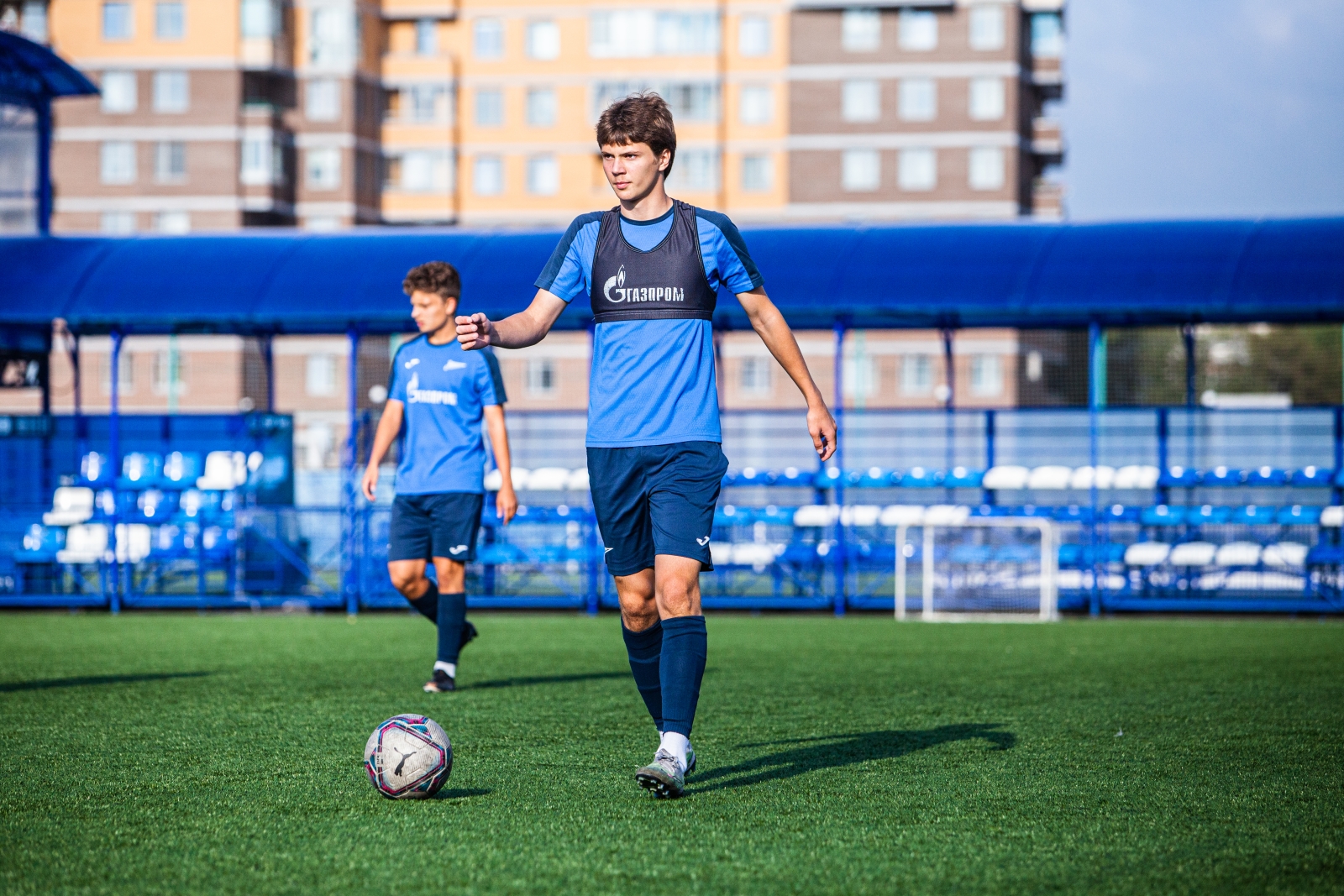 Совместная тренировка команд «Газпром»-Академии ФК «Зенит» 2006 и 2007 годов рождения