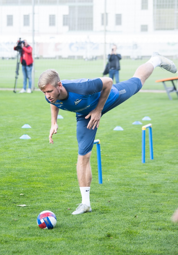 Открытая тренировка «Зенита» перед матчем с «Оренбургом»