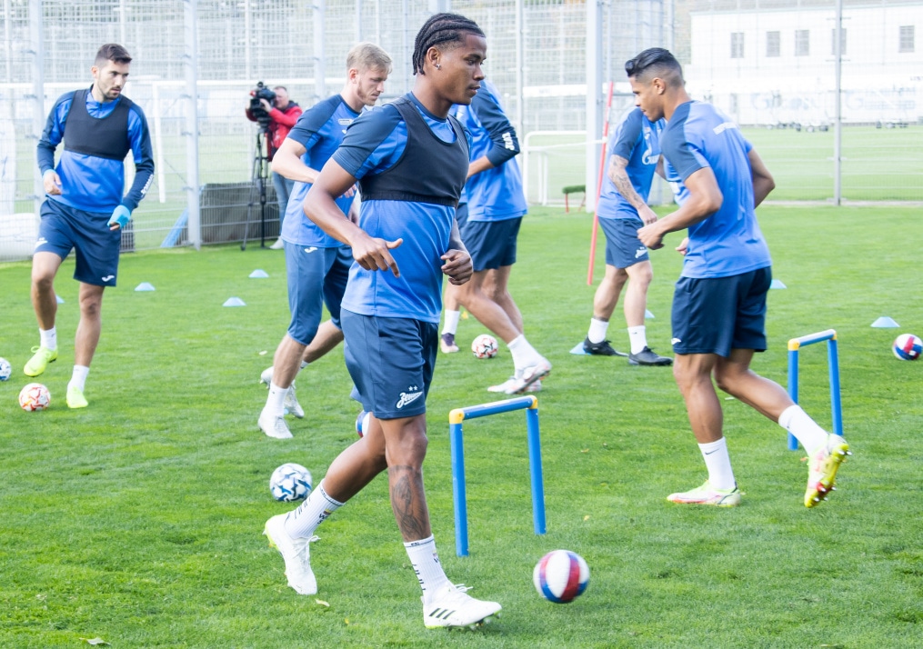 Открытая тренировка «Зенита» перед матчем с «Оренбургом»