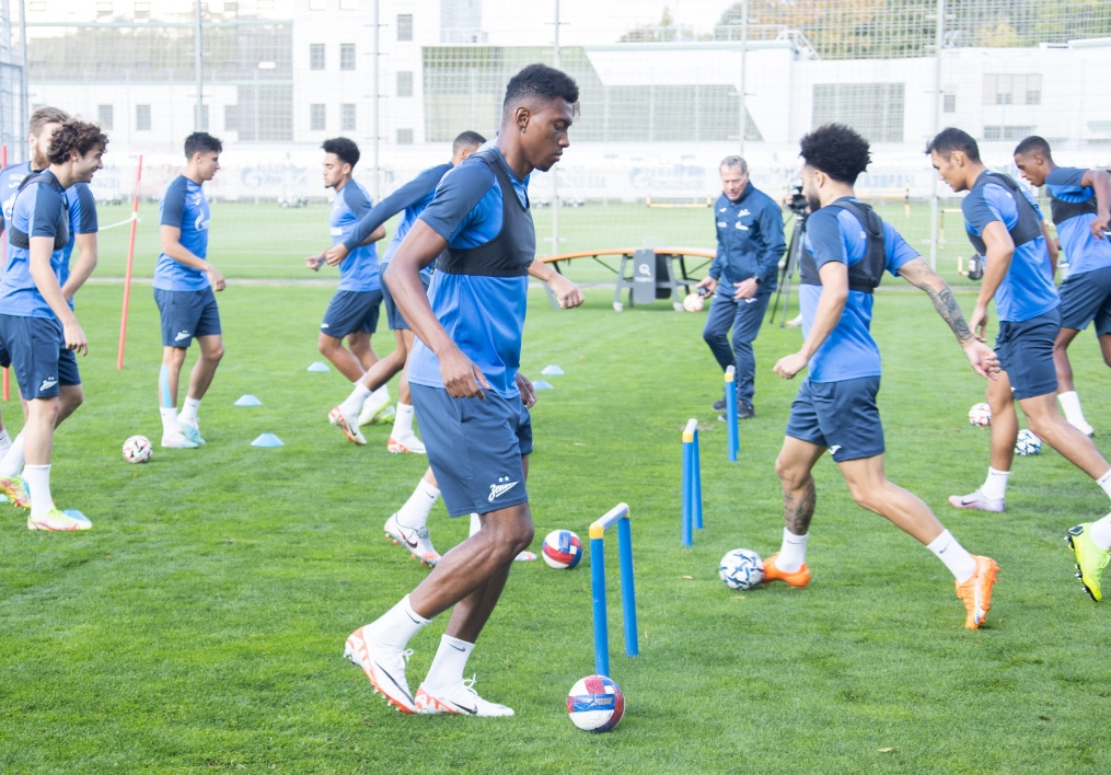 Открытая тренировка «Зенита» перед матчем с «Оренбургом»