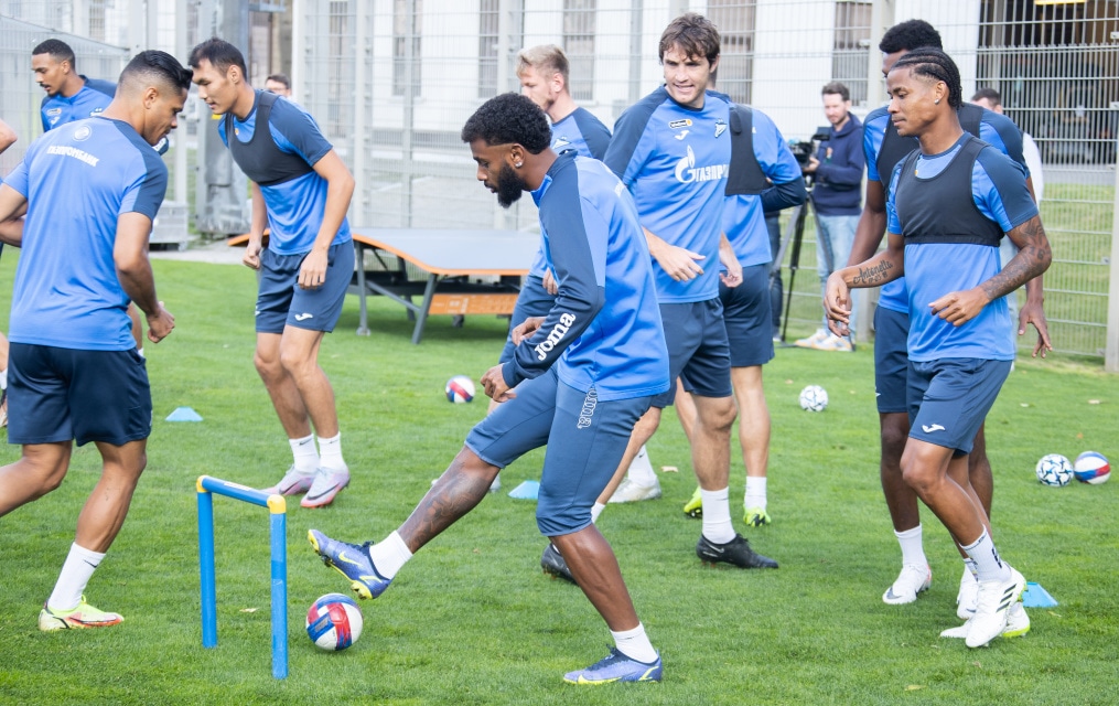 Открытая тренировка «Зенита» перед матчем с «Оренбургом»