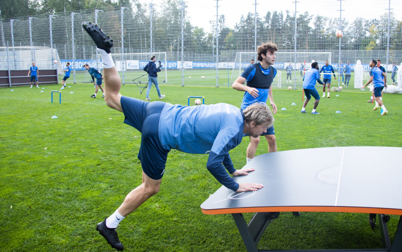 Открытая тренировка «Зенита» перед матчем с «Оренбургом»