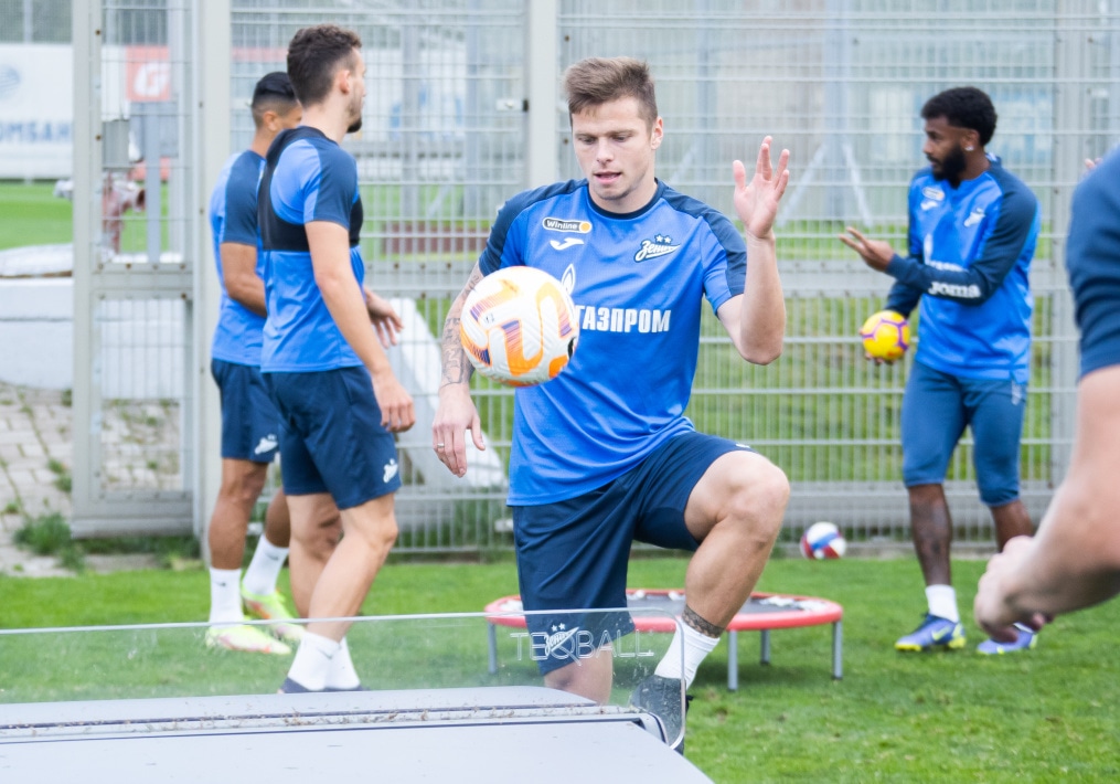 Открытая тренировка «Зенита» перед матчем с «Оренбургом»