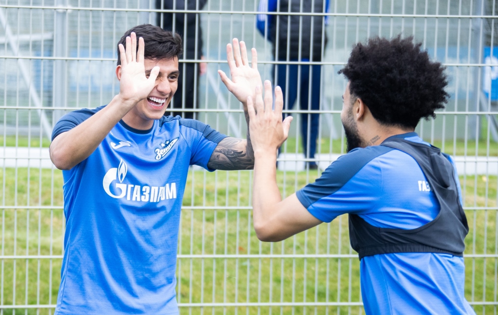 Открытая тренировка «Зенита» перед матчем с «Оренбургом»