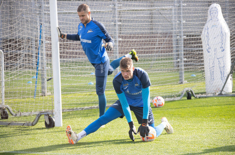 Открытая тренировка «Зенита» перед матчем с «Оренбургом»