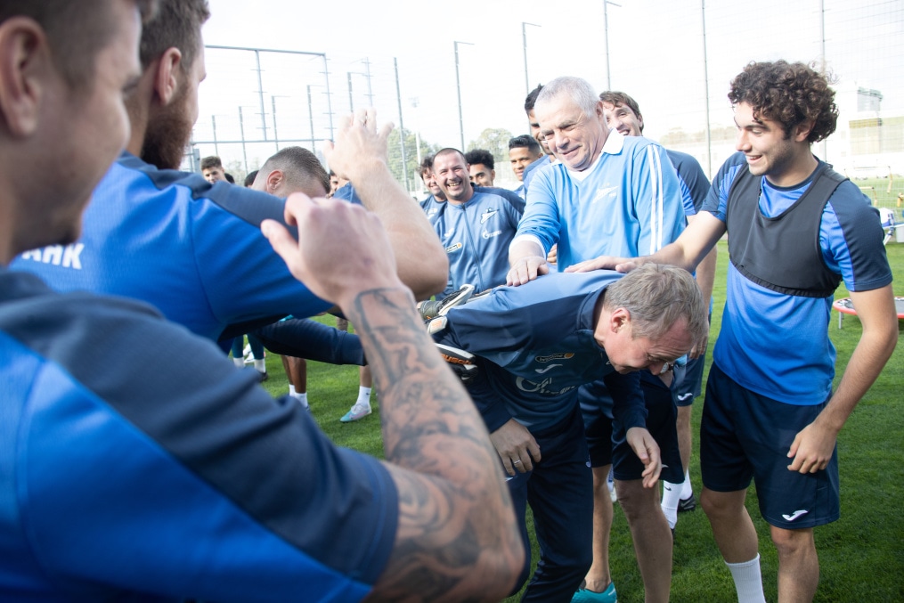 Открытая тренировка «Зенита» перед матчем с «Оренбургом»