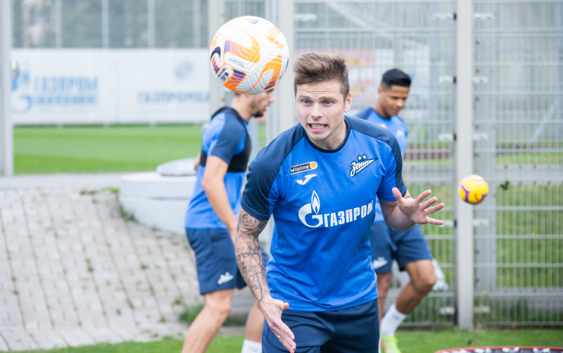 Открытая тренировка «Зенита» перед матчем с «Оренбургом»