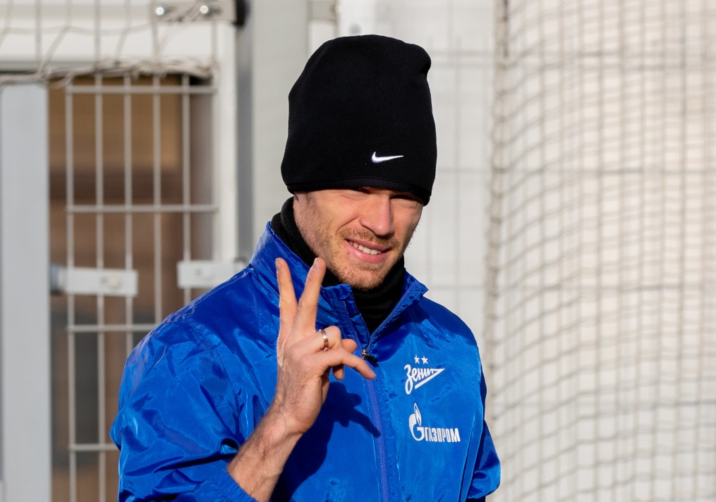 Открытая тренировка «Зенита» перед матчем с «Ахматом»