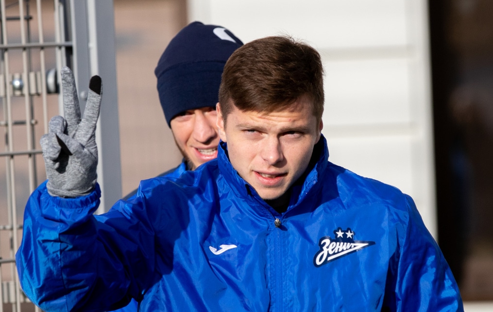 Открытая тренировка «Зенита» перед матчем с «Ахматом»