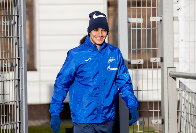 Открытая тренировка «Зенита» перед матчем с «Ахматом»