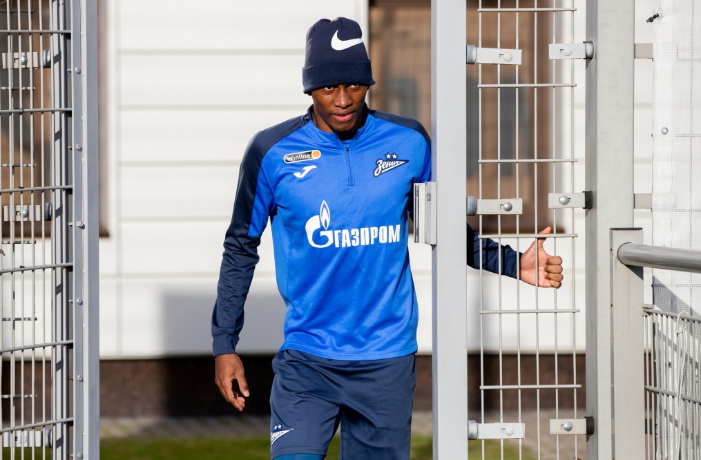 Открытая тренировка «Зенита» перед матчем с «Ахматом»