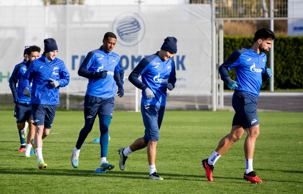 Открытая тренировка «Зенита» перед матчем с «Ахматом»