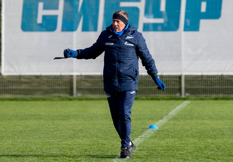 Открытая тренировка «Зенита» перед матчем с «Ахматом»