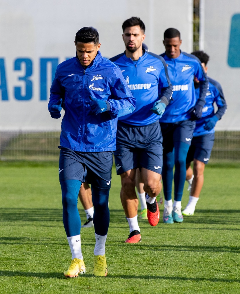 Открытая тренировка «Зенита» перед матчем с «Ахматом»