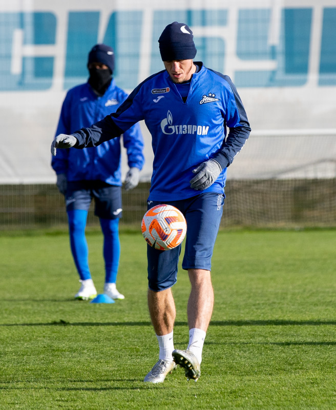 Открытая тренировка «Зенита» перед матчем с «Ахматом»