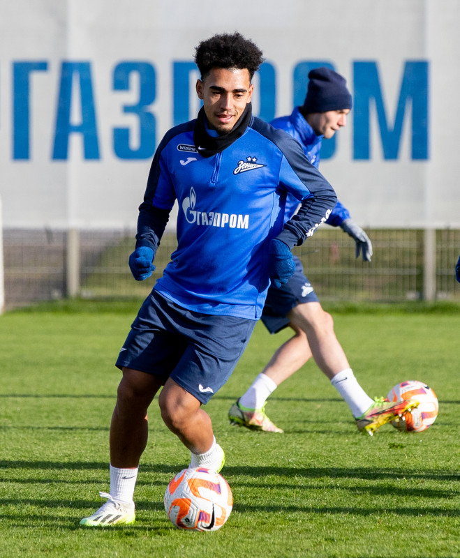 Открытая тренировка «Зенита» перед матчем с «Ахматом»