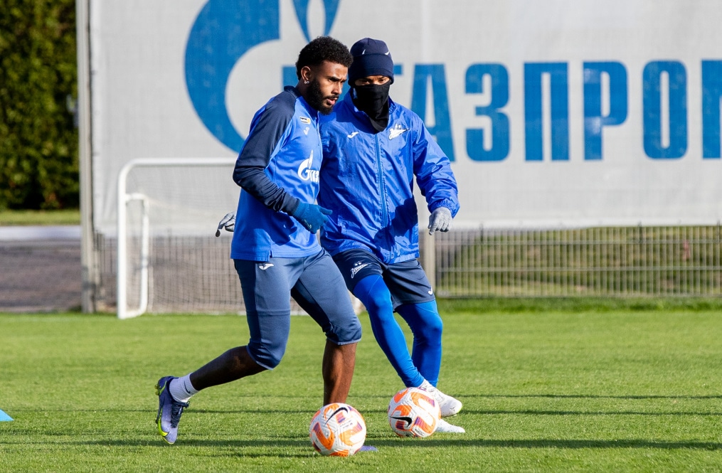 Открытая тренировка «Зенита» перед матчем с «Ахматом»