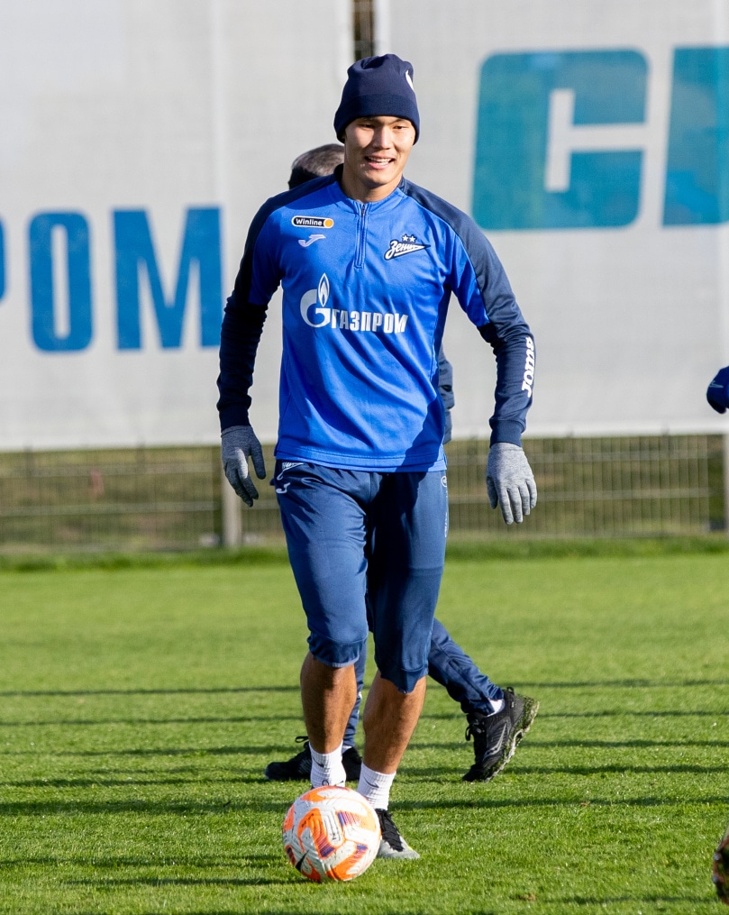 Открытая тренировка «Зенита» перед матчем с «Ахматом»