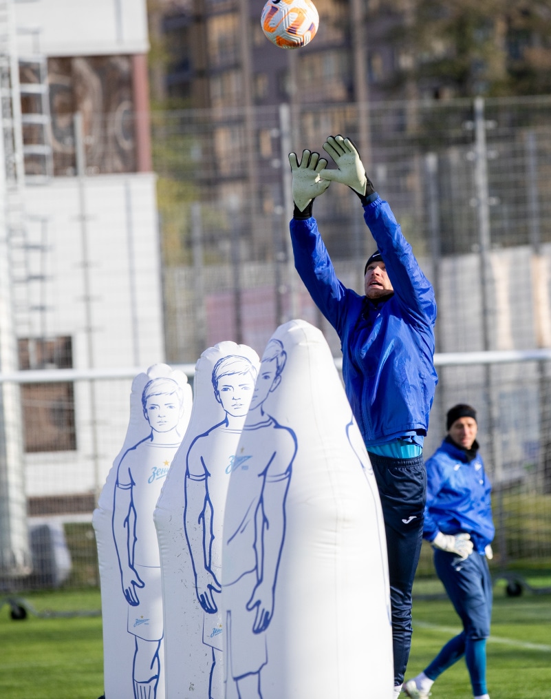 Открытая тренировка «Зенита» перед матчем с «Ахматом»