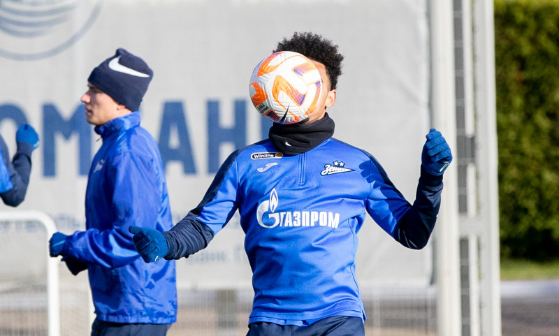 Открытая тренировка «Зенита» перед матчем с «Ахматом»