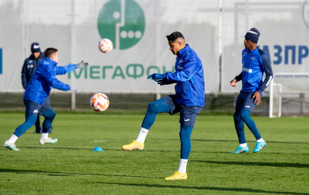 Открытая тренировка «Зенита» перед матчем с «Ахматом»