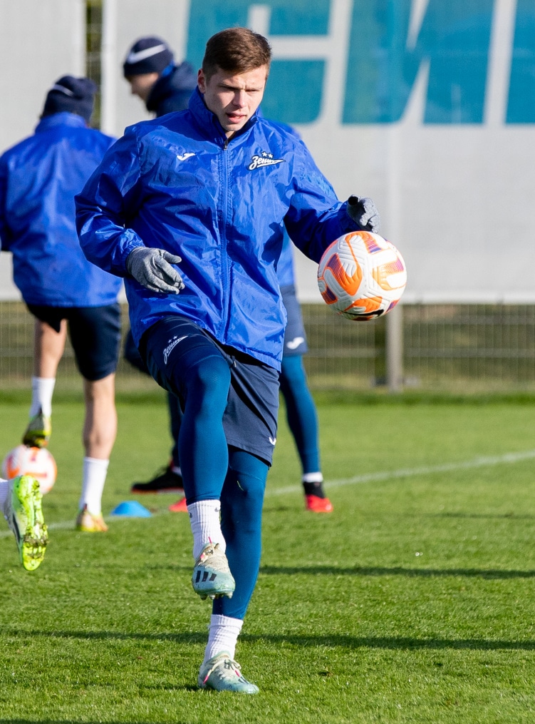 Открытая тренировка «Зенита» перед матчем с «Ахматом»