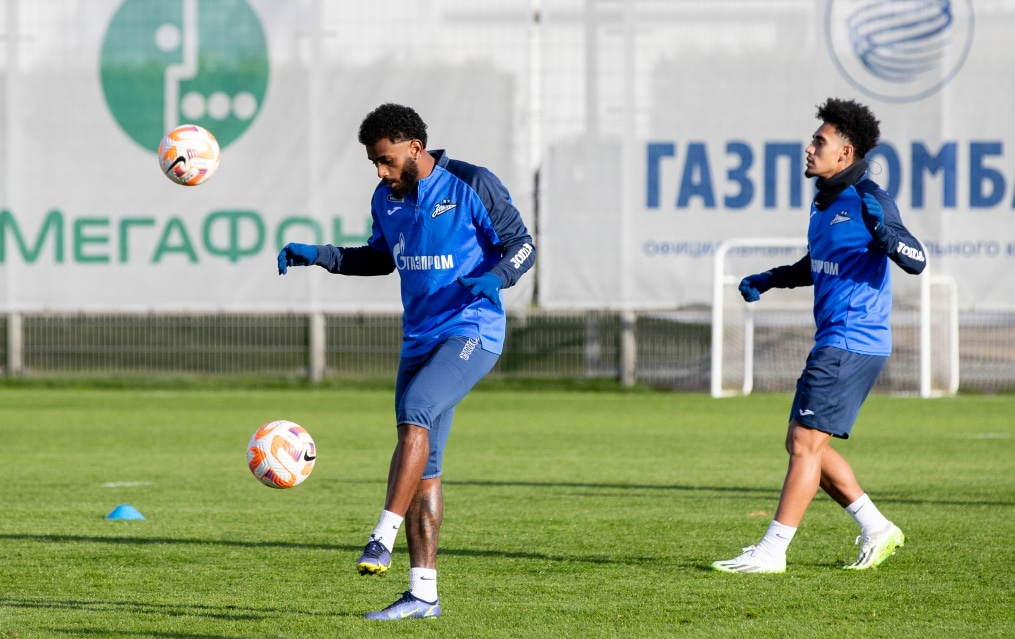 Открытая тренировка «Зенита» перед матчем с «Ахматом»