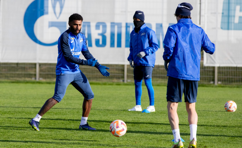Открытая тренировка «Зенита» перед матчем с «Ахматом»