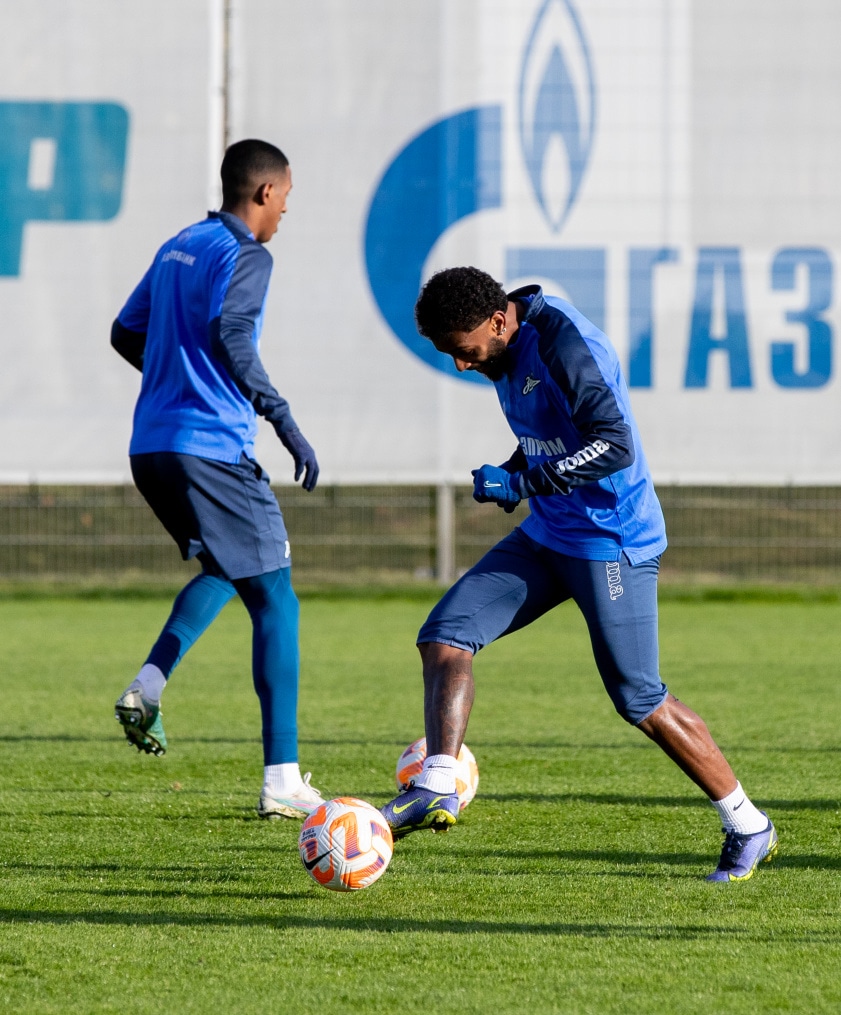 Открытая тренировка «Зенита» перед матчем с «Ахматом»