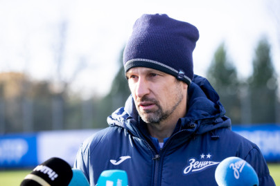 Пресс-брифинг Сергея Семака перед матчем с «Ахматом»