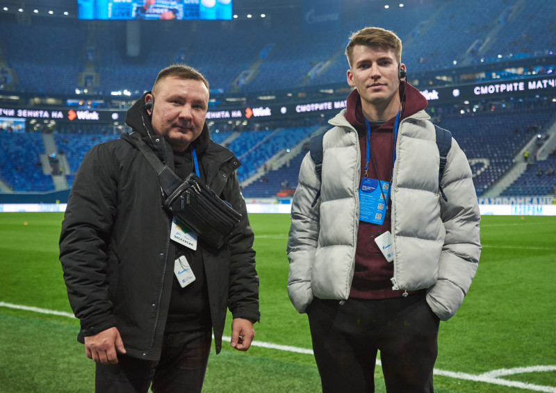 Экскурсия по стадиону для победителей конкурса «Зенит — спортпрогноз» перед матчем «Зенит» — «Ахмат»