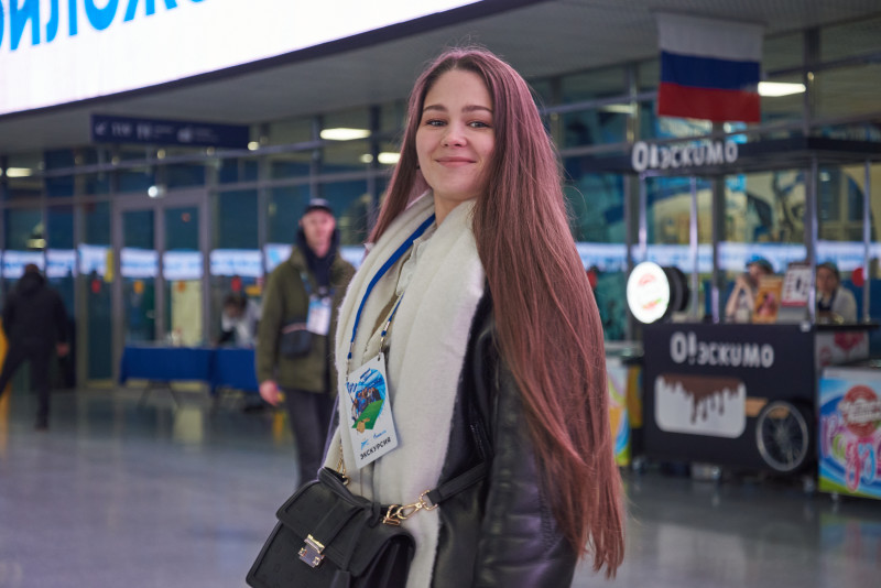 Экскурсия по стадиону для победителей конкурса «Зенит — спортпрогноз» перед матчем «Зенит» — «Ахмат»