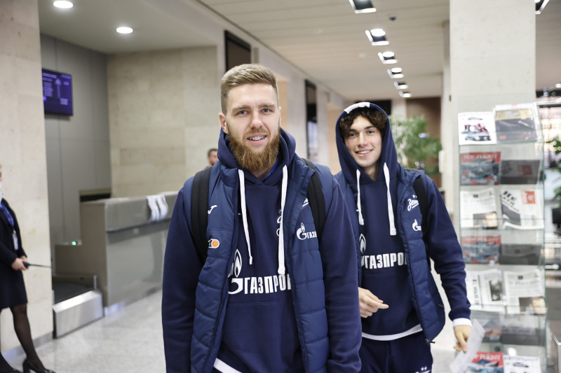 Вылет команды в Калининград на матч с «Балтикой»