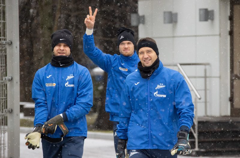 Открытая тренировка «Зенита» перед товарищеским матчем с «Нефтчи»