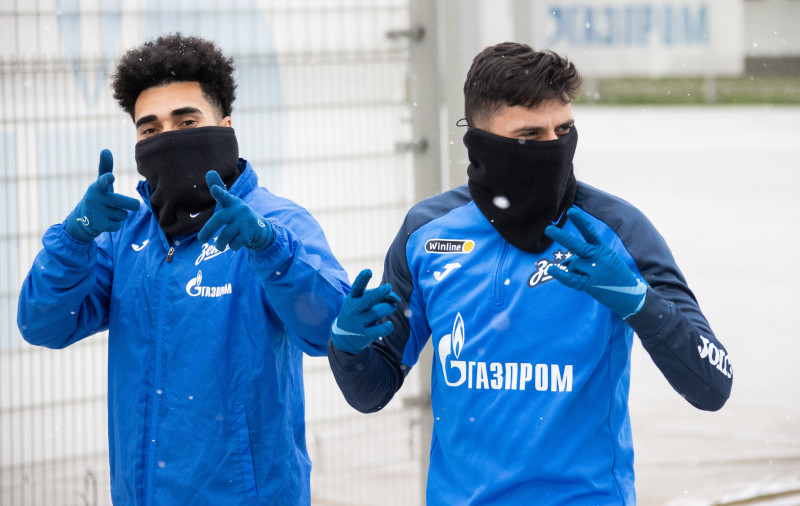 Открытая тренировка «Зенита» перед товарищеским матчем с «Нефтчи»