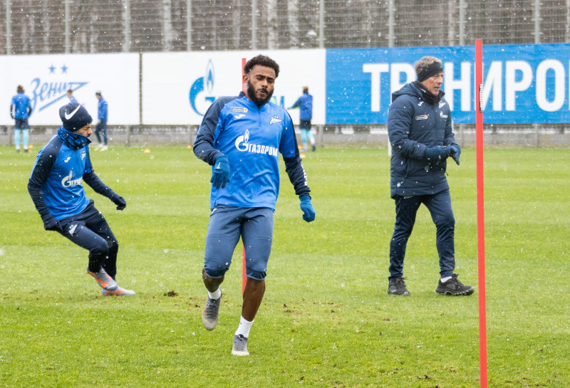 Открытая тренировка «Зенита» перед товарищеским матчем с «Нефтчи»