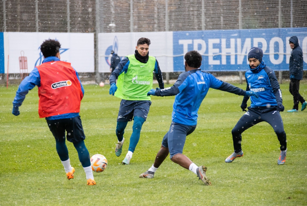 Открытая тренировка «Зенита» перед товарищеским матчем с «Нефтчи»