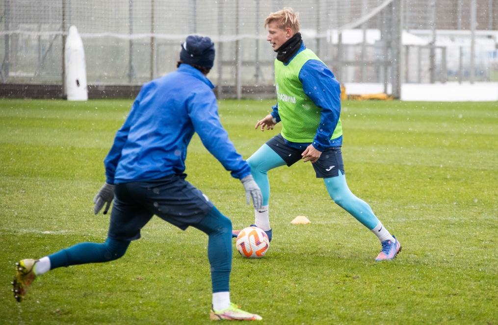 Открытая тренировка «Зенита» перед товарищеским матчем с «Нефтчи»