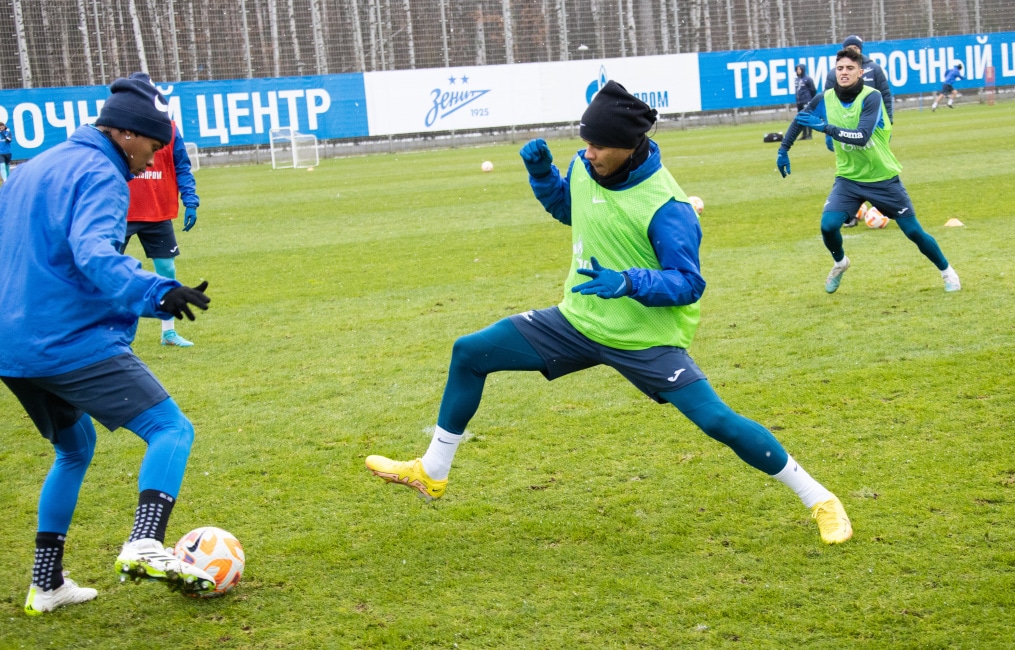 Открытая тренировка «Зенита» перед товарищеским матчем с «Нефтчи»