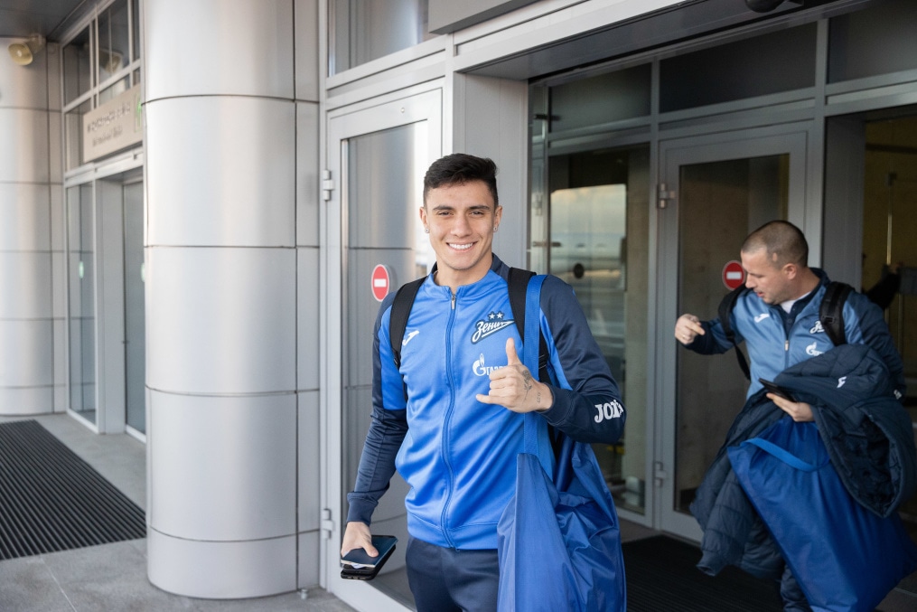 Вылет команды в Баку на матч ПФК «Нефтчи» — «Зенит»