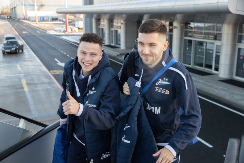 Вылет команды в Баку на матч ПФК «Нефтчи» — «Зенит»