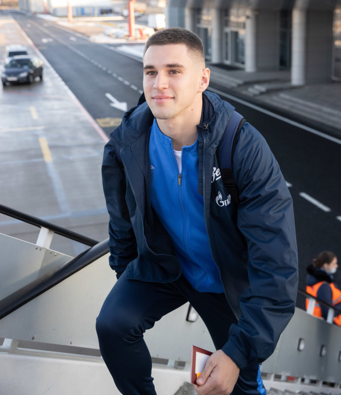 Вылет команды в Баку на матч ПФК «Нефтчи» — «Зенит»