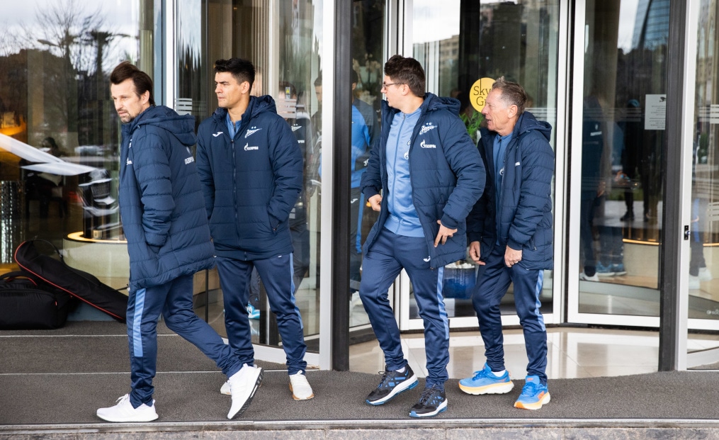 Прогулка команды «Зенит» перед матчем ПФК «Нефтчи» — «Зенит»