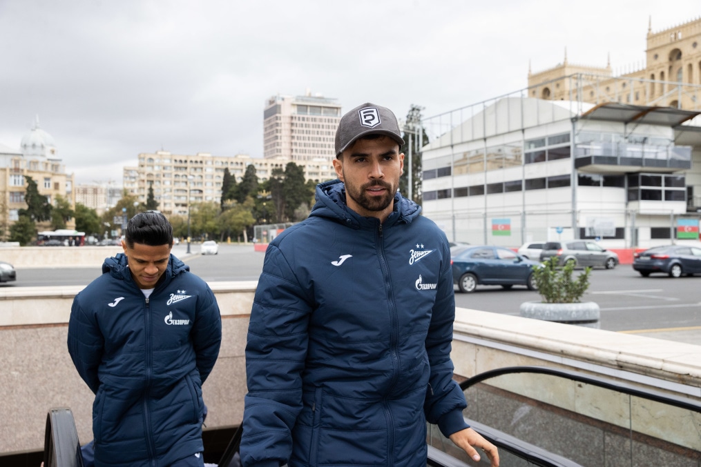 Прогулка команды «Зенит» перед матчем ПФК «Нефтчи» — «Зенит»