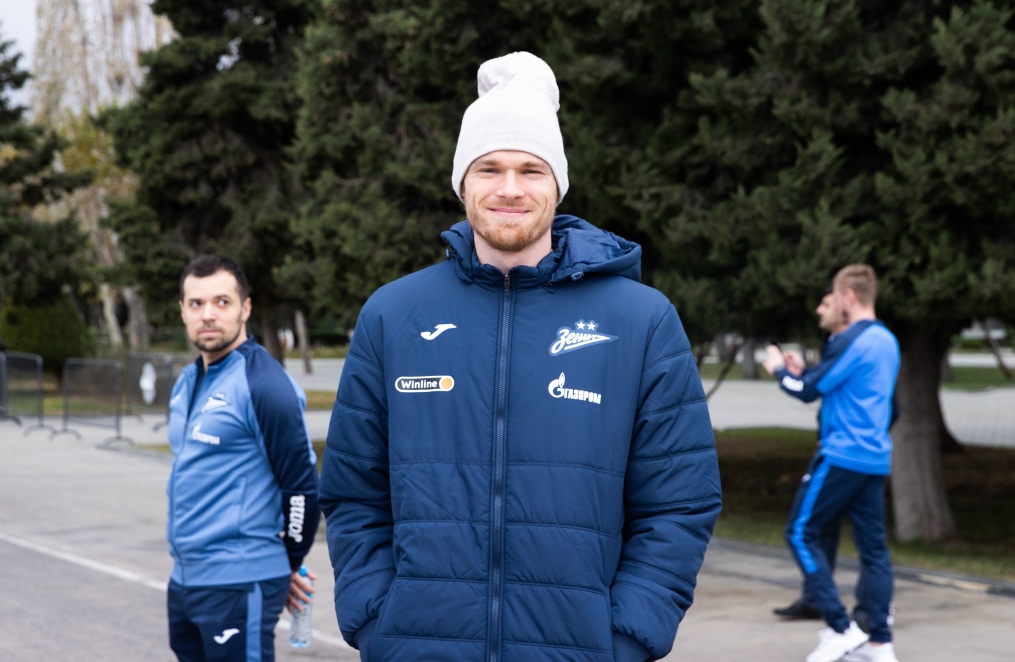 Прогулка команды «Зенит» перед матчем ПФК «Нефтчи» — «Зенит»